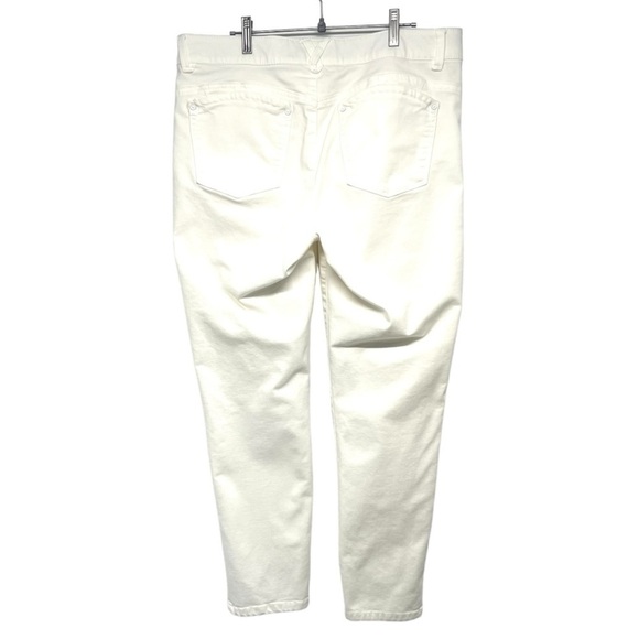 Democracy Abroad Technology Optic White Stretch Skinny Jeans Women’s 12 - Picture 8 of 14